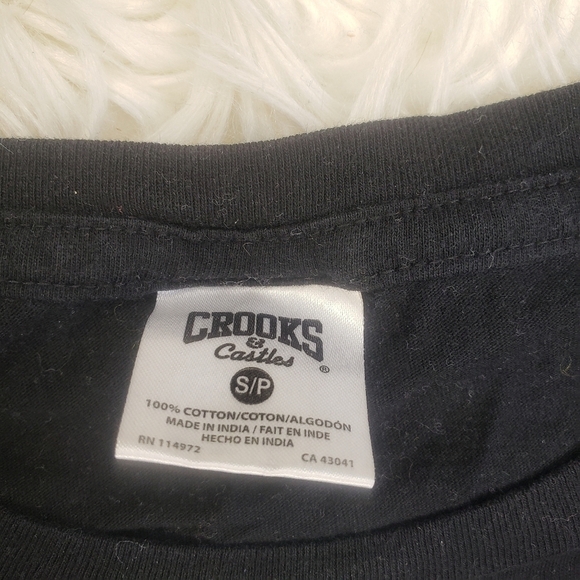 CROOKS & CASTLES WOMENS NEON LOGO SHIRT - Picture 6 of 6